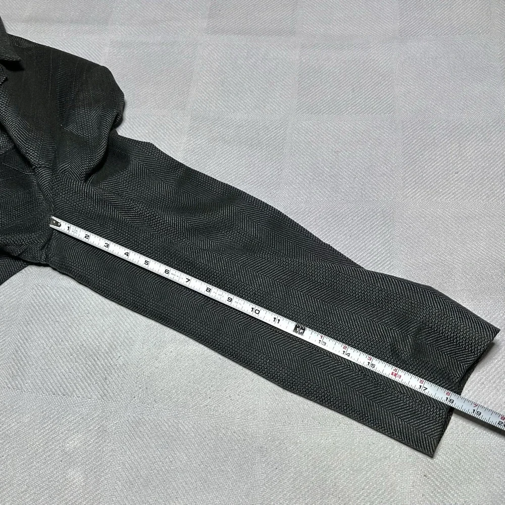 Vintage Circle S Sportscoat Blazer 48L Western Silk‎ Blend Herringbone USA Made